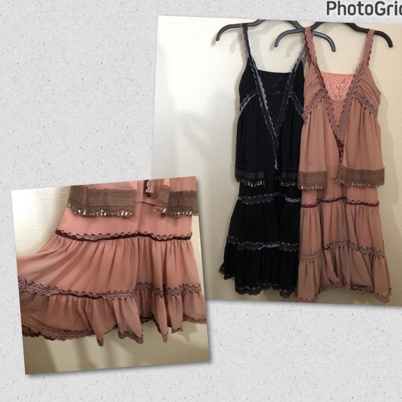 WARDROBE PETITE Womens Small Lot of 2 Dresses Flapper Retro Vintage NWOT - Picture 1 of 16